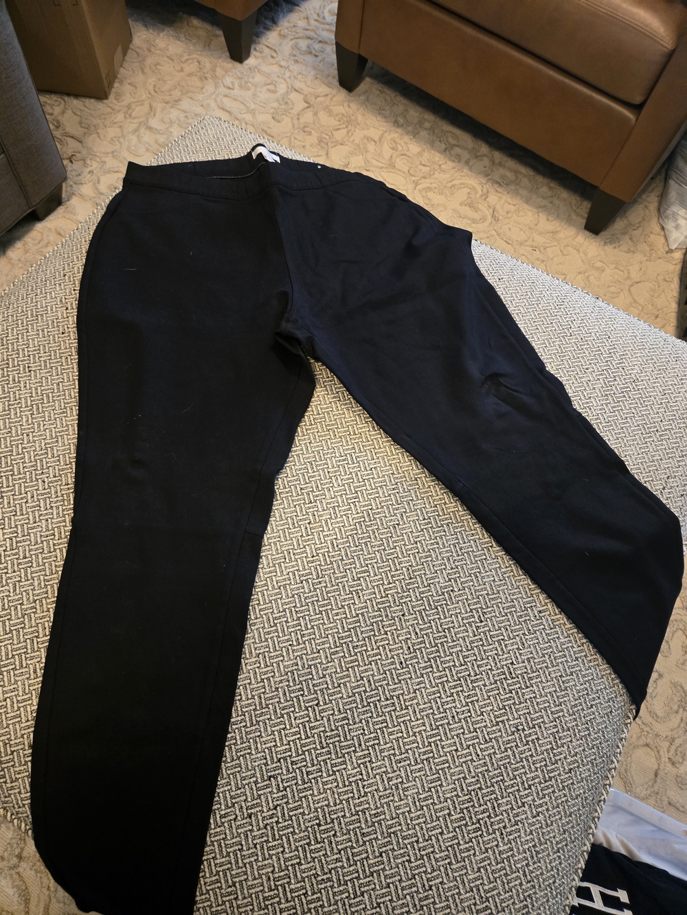 LC Lauren Conrad Black Pull-On Jogger Trousers